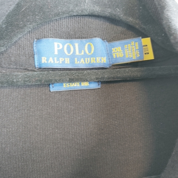 Polo Ralph Lauren Men's Black Cotton Estate Rib Pullover Sweater Sz XXL - Picture 8 of 13